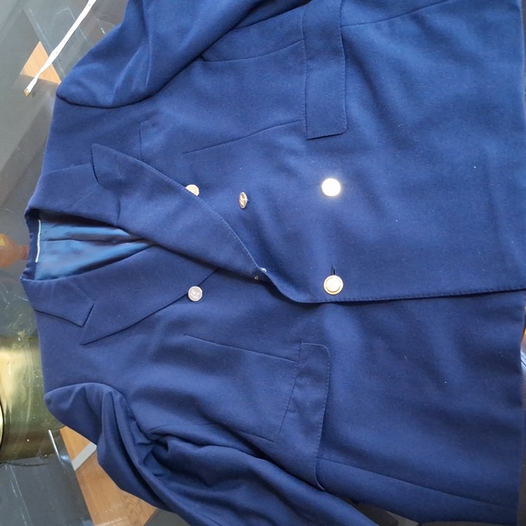 Burberry navy blazer online